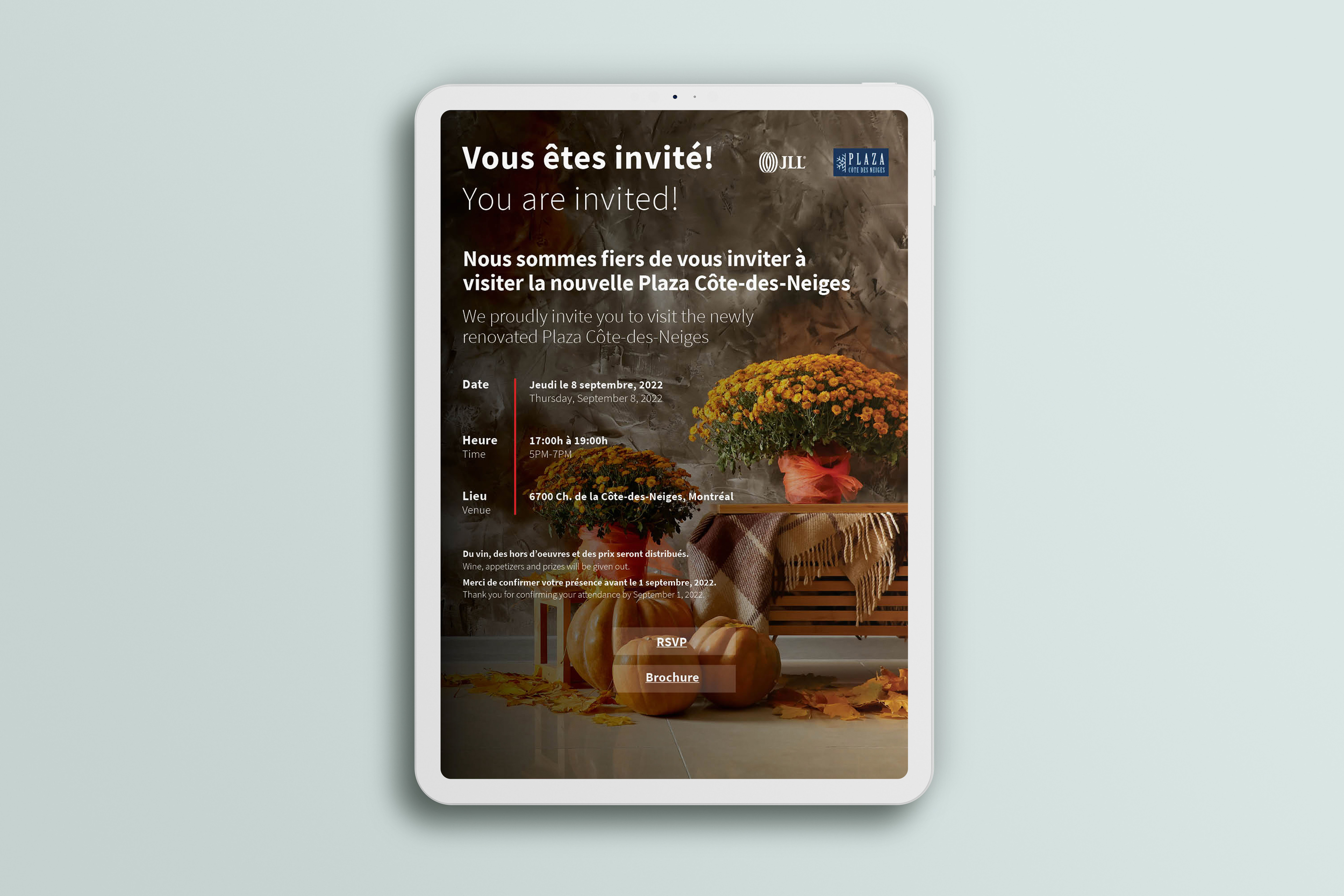 RSVP Invite branding design eblast email graphic design invite mock up rsvp