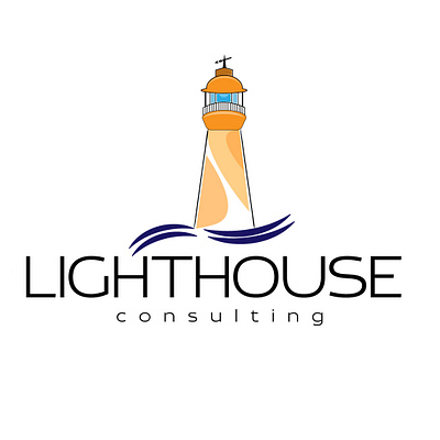 Lighthouse consulting V2 artwork branding consulting graphicdesign identitydesign illustration logo logodesign vector