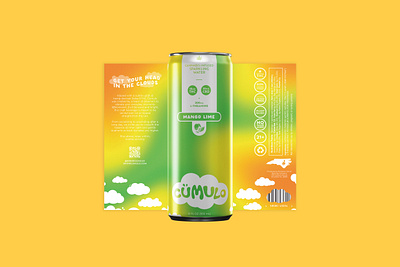 cümulo: cannabis-infused sparkling water brand design branding cannabis craft beverage graphic design label design logo packaging design thc drink