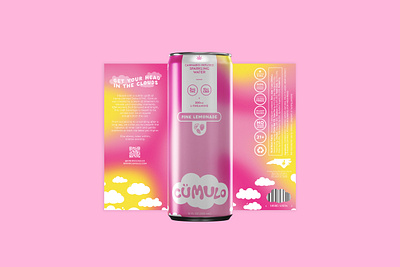 cümulo: cannabis-infused sparkling water beverage design brand design craft beverage design graphic design thc drink