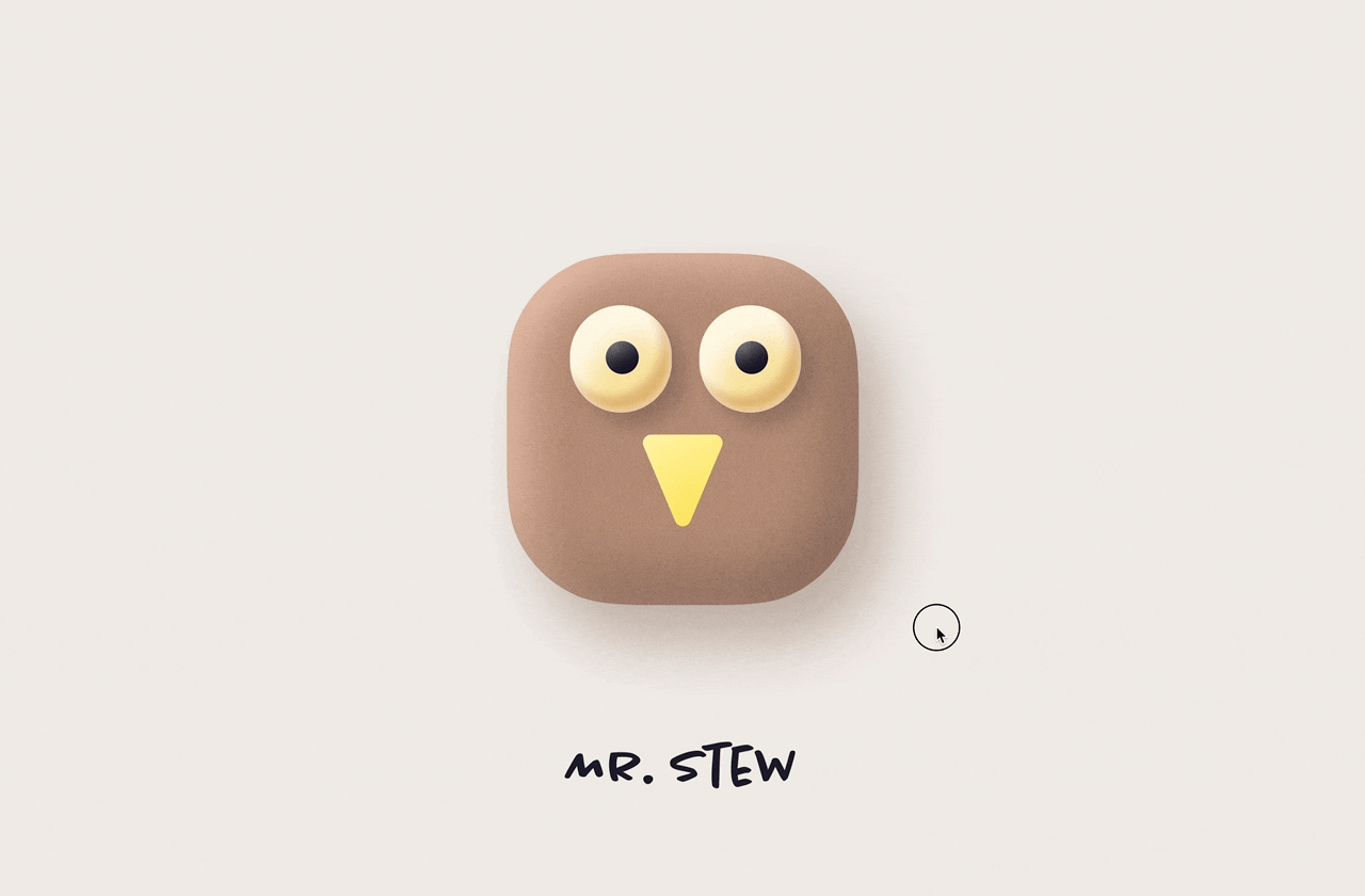 Mr. Stew animation character design education game design illustration ui