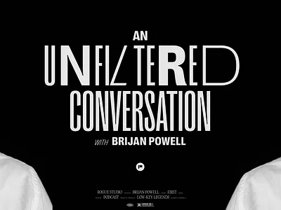 S1.E15 Brijian Powell - Enjoy Your F%*king Life animation branding brijan powell brijan powell podcast design design podcast graphic design illustration low key legends podcast product design rogue studio typography ui web web design website