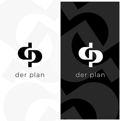 D and P logo black branding d graphic design logo logos p trigger