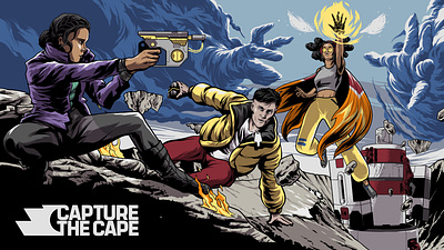 Capture The Cape cape capture game illustration key art multiplayer roblox