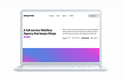 Always Fresh Rebrand & New Website branding design ui ui ux ux web design webflow webflow design website