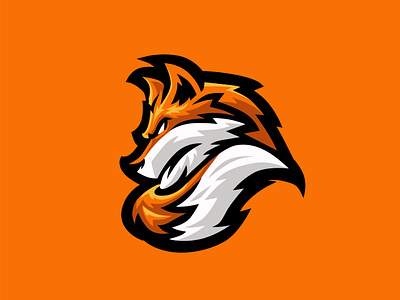 FOX ESPORT MASCOT design esport esport loggo fox fox logo fox mascot graphic design illustration logo mascot mascot logo vector