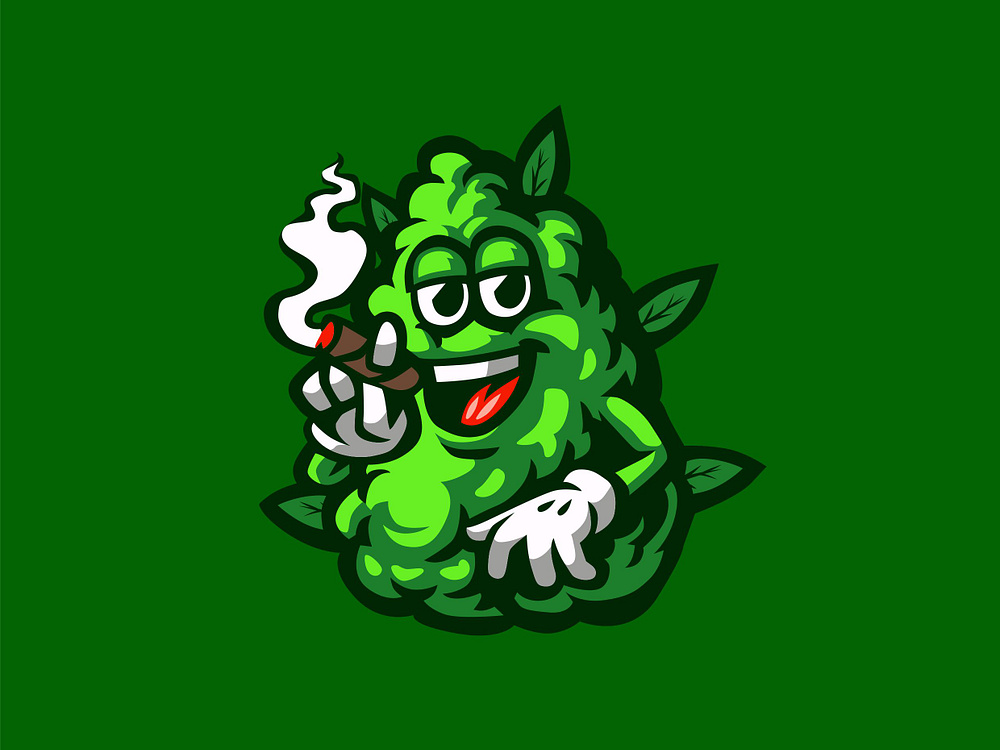 Weed Mascot designs, themes, templates and downloadable graphic ...