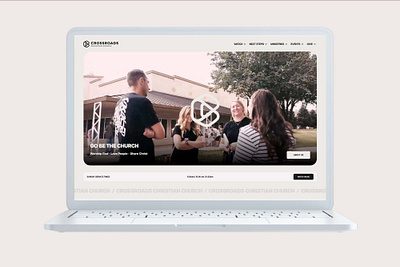 Crossroads Christian Church Website Build ui ui ux ux webflow website