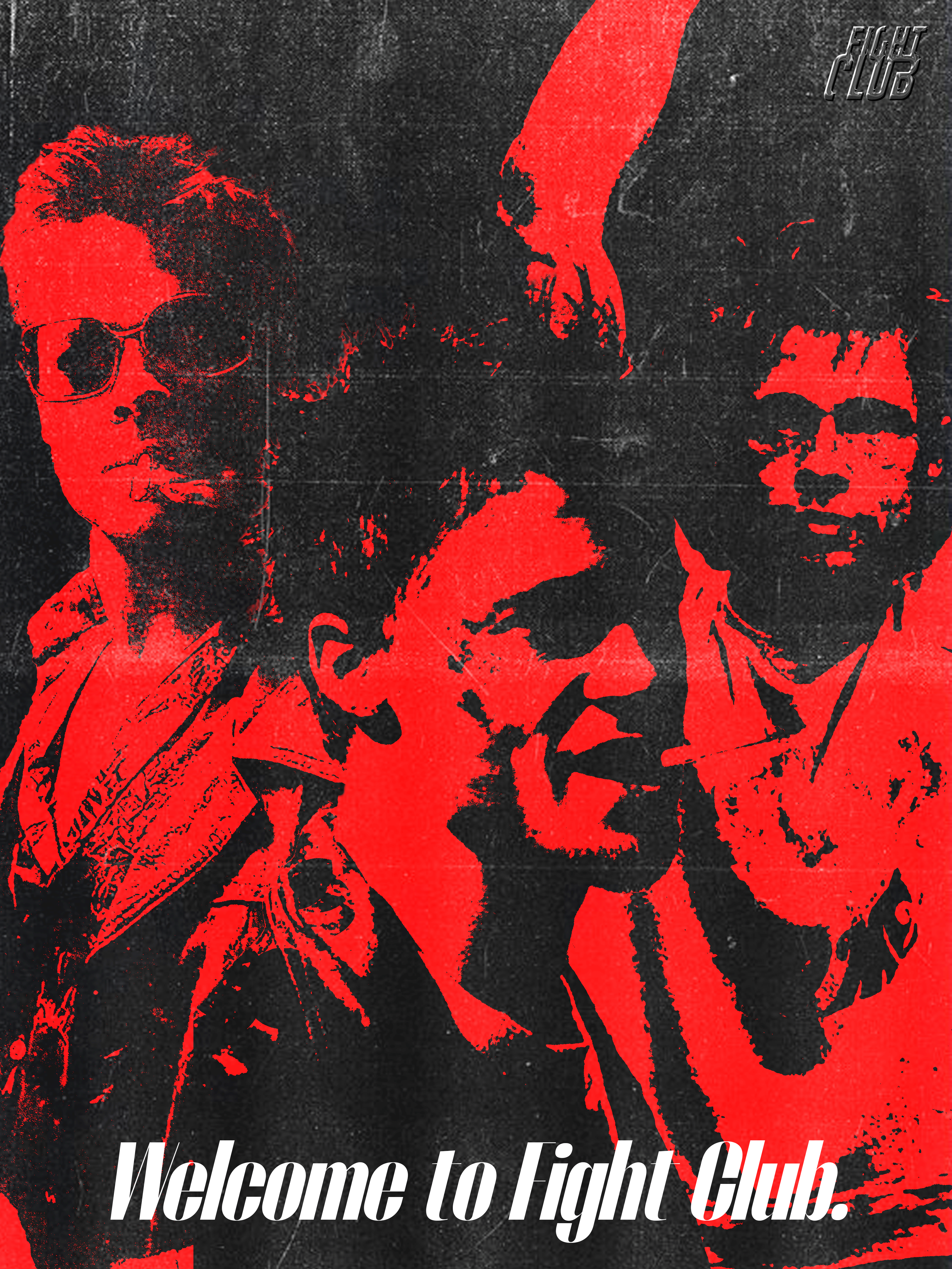FIGHT CLUB art branding cinema culture design graphic graphic design illustration movie poster posters wallpaper