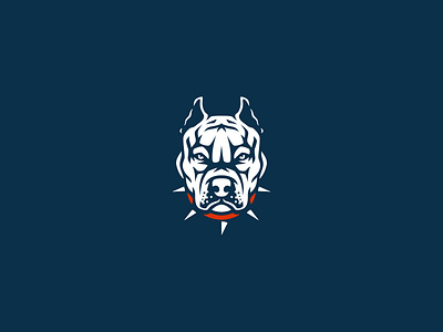 Pitbull logo design animal design dog graphic design illustration logo logodesign minimalist pitbull rezaalfarid204 vector
