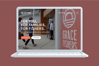 New Website for Grace Fishers Church content planning seo ui ux web design webflow webflow design website