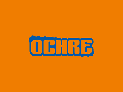 Ochre | Typography branding graphic design illustration logo logotype type typography vector