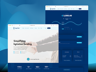 Legal Clash - first European litigation funding platform about us banking banking dashboard banking website dashboard finance finance website hero page home page investments landing page saas software technology vc fund