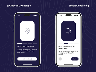 SIMPLE ONBOARDING deesign figma medical onboarding product ui ux