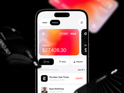 CardWise - Mobile App Design design designer finance finance app financial fintech graphic design mobile app mobile app design money product product design product designer ui ui design ui designer ux uxui uxui designer wallet