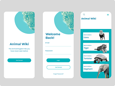 Animal Wiki app branding design graphic design icon illustration logo ui ux vector