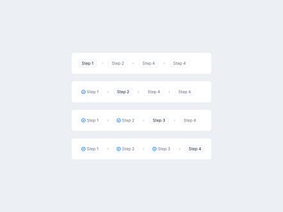 ModularCloud Steps figma minimal step steps ui ux