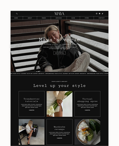 Maya Wordpress Theme · Elementor Pro Theme elementor website template wordpress