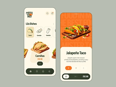 spice up your life app app interface app ui design application application design application ui apps ui design best app design bndigital food ios ios app design mobile mobile app design mobile application design mobile ui designer taco