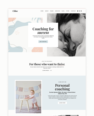 Chloe Wordpress Theme · Elementor Pro Theme elementor website template wordpress