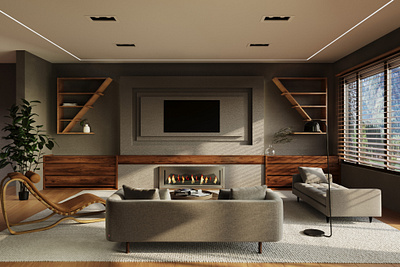 Living room design 3d 3dsm 3dsmax design render