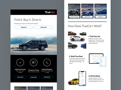 TrueCar Emails branding design desktop emails ui ux