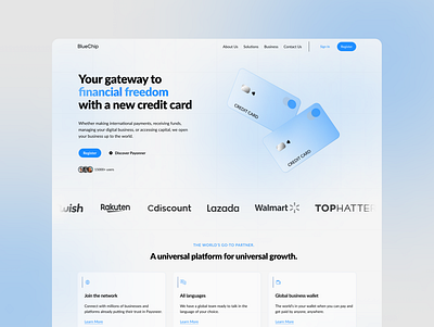 Credit Card Website designs, themes, templates and downloadable graphic