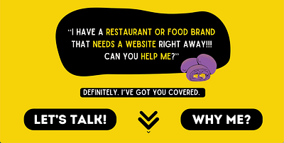 Freelance Web Designer Personal Site branding creative food branding graphic design landing page restaurants ui visual design web design