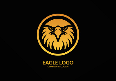 Eagle Head Logo animal branding design eagle graphic design head illustration logo typography vector