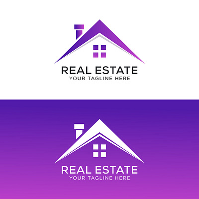 Vector real estate logo design template property logo design