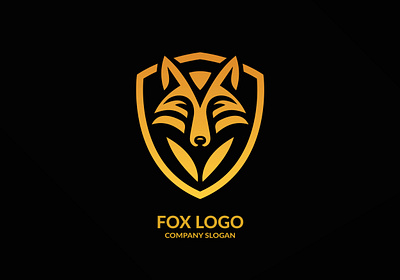 Fox Head Logo animal branding design fox graphic design head illustration logo typography vector