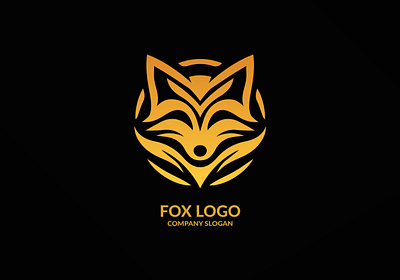 Fox Head Logo animal branding design fox graphic design head illustration logo typography vector