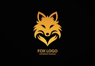 Fox Head Logo animal branding design fox graphic design illustration logo typography vector