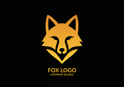 Fox Head Logo animal branding design fox graphic design head illustration logo typography vector