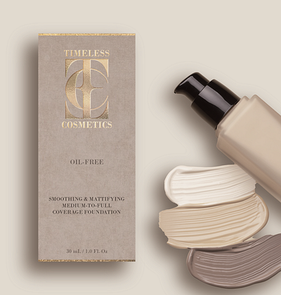 Timeless Cosmetics - Brand/Packaging branding design graphic design logo luxury makeup minimalist packaging
