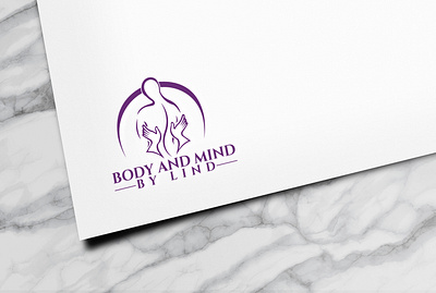 Graphi_que: Body And Mind by Lind beauty branding fiverr graphic design logo logo design massage service mind relaxation vector wellness services