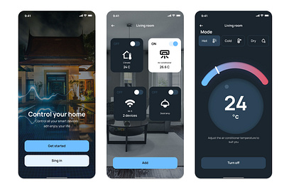 SMART HOME APP DESIGN app appdesign branding design e commerce figma ui uiux ux