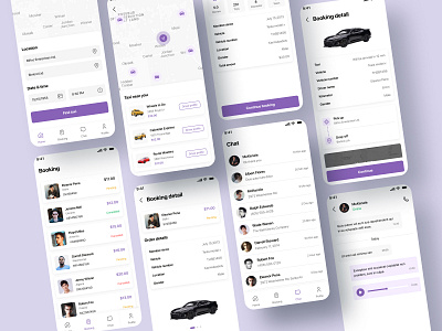 Taxi Booking Mobile App🚕 app app design booking app branding figma mobile app mobile taxi booking rental app ride booking ride sharing taxi booking taxi booking app taxi service app travel ui ui design uiux