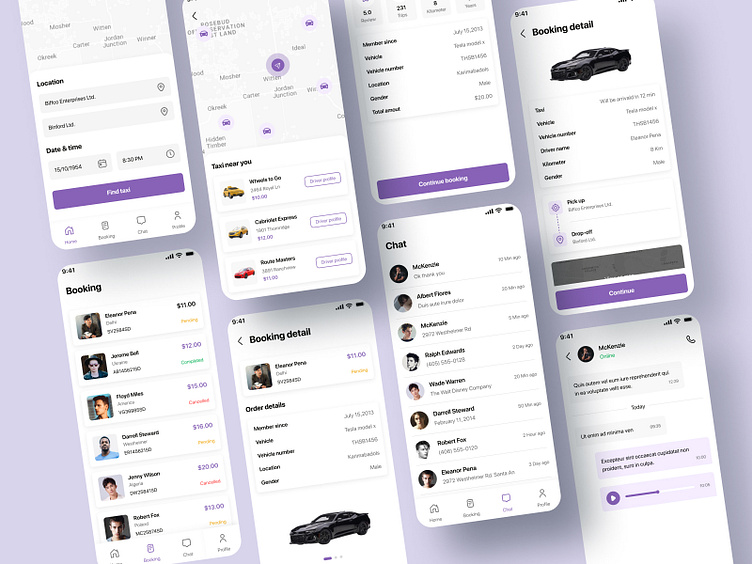 Taxi Booking Mobile App🚕 by Dreamvision Infotech on Dribbble