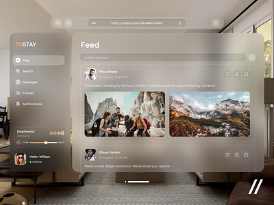 AR Social Network Web Platform app ar dashboard design homepage interface landing landing page network photo platform product design social technology ui ux web web ui website
