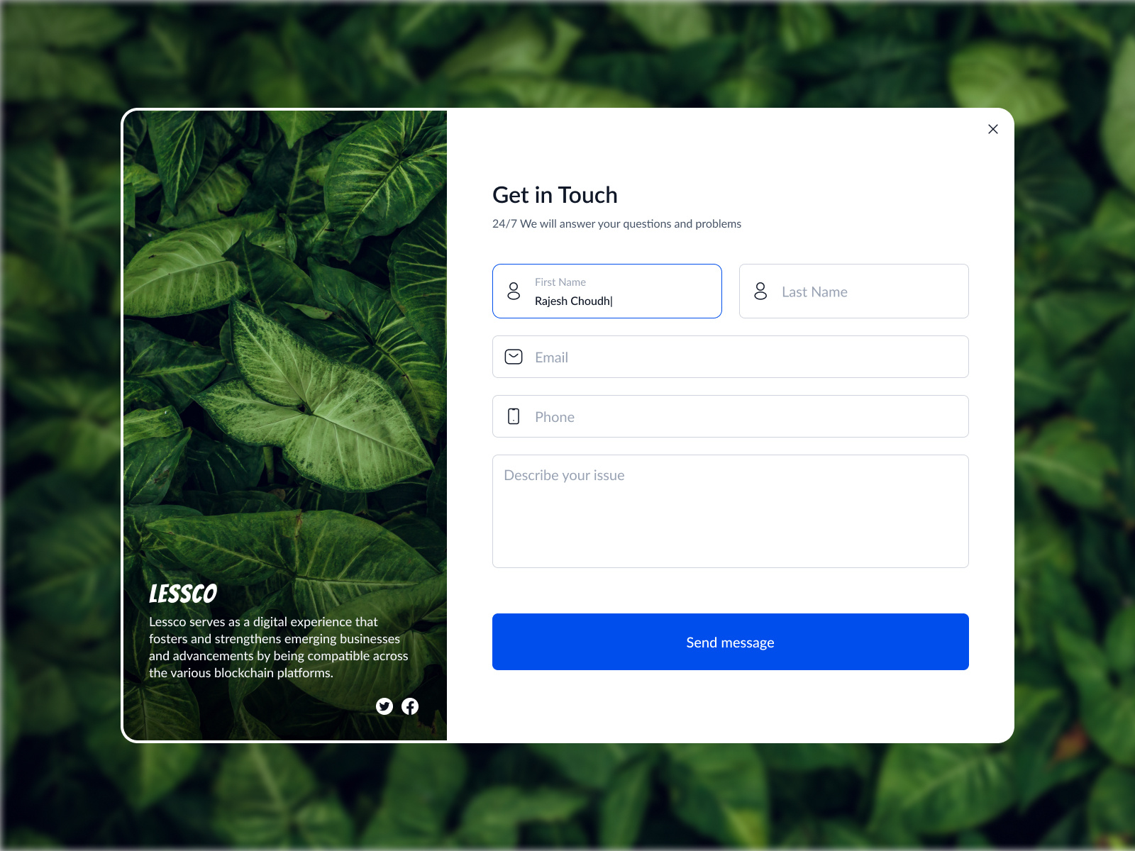 Contact us Page by Ravi Jilka on Dribbble