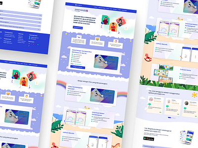 Page belajarngaji Anak | UI Design ui ui design web design