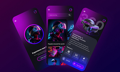 VR App UI Design app user interface graphic design ui ui ux ui ux design ux vr vr app ui vr design vr trandign