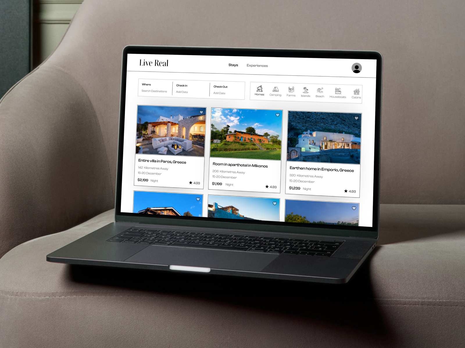 Live Real Website Design designs, themes, templates and downloadable ...