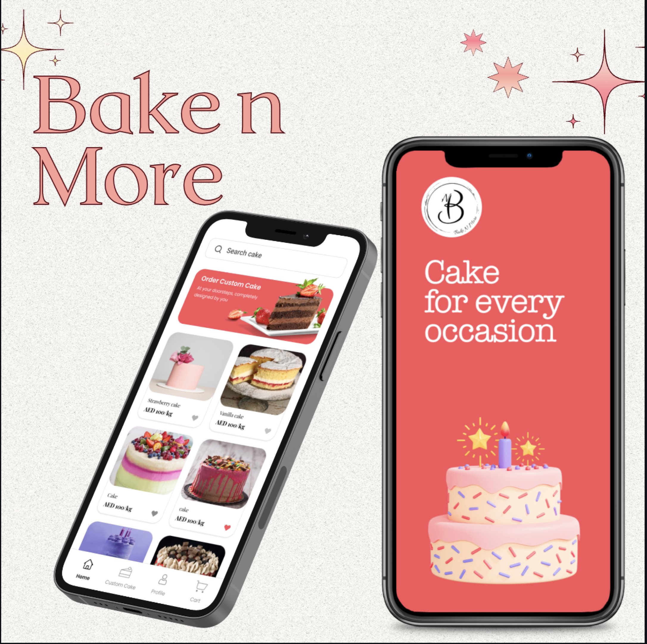 Order Custom Cake - Bakery/Pastry App bakery cake custom cake custom fields delivery design pastery payments sweet ui ux