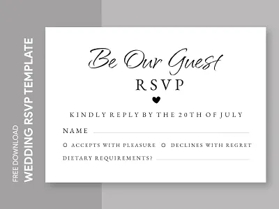 Formal Wedding RSVP Free Google Docs Template answer bachelorette docs engagement espousal formal formal rsvp free google docs templates free template free template google docs google google docs marriage nuptials r.s.v.p. reply response rsvp template wedding