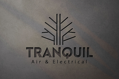 Tranquil Air & Electrical logo adobe illustrator adobe photoshop advertisment design baner design business card design business logo company logo design flyer design graphic design icon design logo package design poster design t shirt design