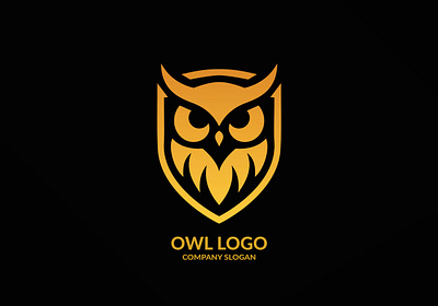 Owl Head Logo animal bird branding design graphic design illustration logo owl typography vector