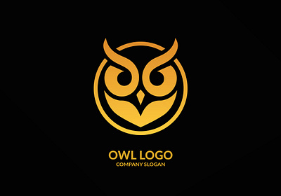 Owl Head Logo animal bird branding design graphic design head illustration logo owl typography vector