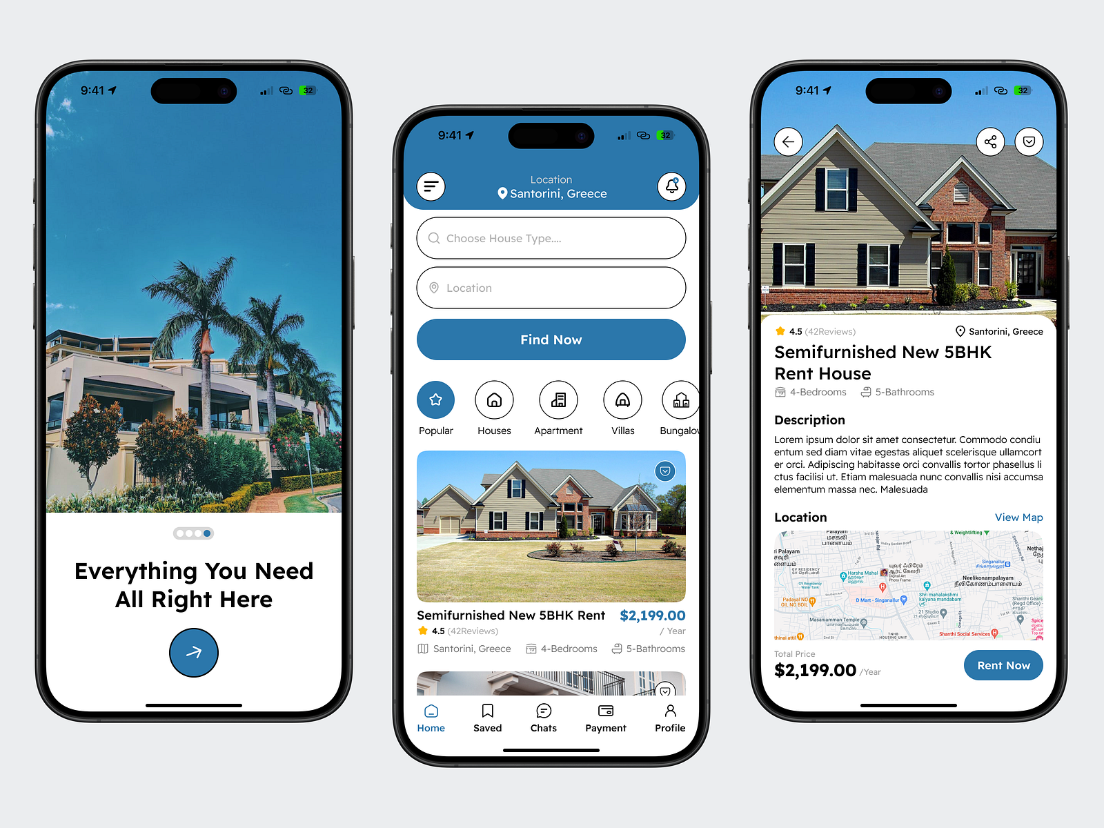 House Rental Mobile App by Hari on Dribbble